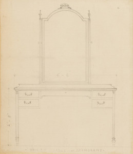 "Toilet Table of Mahogany"