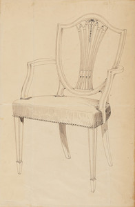 Neoclassical-style Arm Chair