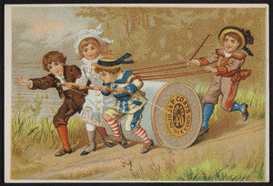 Trade card for J. & P. Coats' Best Six Cord, location unknown, undated