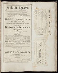 Friedman theater and opera program scrapbook