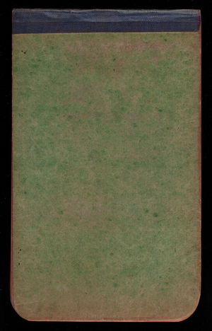 Thomas Lincoln Casey Notebook, March 1895-July 1895, 146, back cover