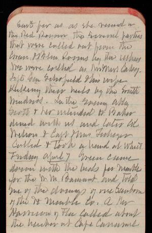 Thomas Lincoln Casey Notebook, February 1893-May 1893, 61, sent for us as she [illegible]