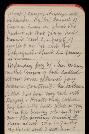 Thomas Lincoln Casey Notebook, November 1893-February 1894, 83, about planning Bridge at