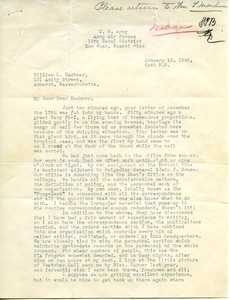 Letter from Donald W. Cadigan to William L. Machmer