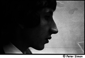 Pete Townshend: close-up portrait