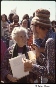 MUSE concert and rally: Pete Seeger and Maggie Kuhn at the No Nukes rally