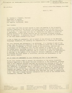 Letter from Timothy J. Nugent to Carmine D. Clemente