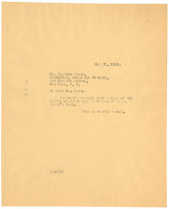 Letter from W. E. B. Du Bois to Doubleday, Doran and Company Publishers