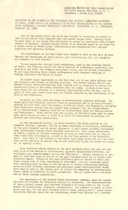 Address by Dean Acheson given at the conference of private organizations on the Bretton Woods proposals