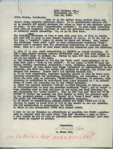 Letter from A. Bruce Cox to American Friends Service Committee