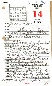 Correspondence from Rupert Raj to Lou Sullivan (April 4, 1986)