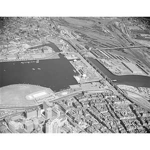 West End to Cambridge, railroad yards, Museum of Science, center, Boston, MA