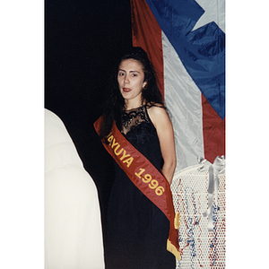 The representative for Jayuya, Yaritza Gonzalez, at the Festival Puertorriqueño