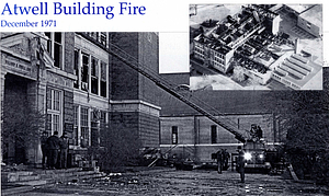 Atwell building fire, December 1971