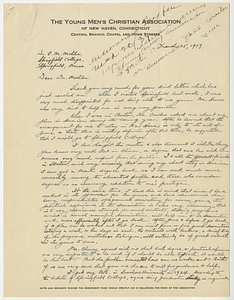 Letter from Shao Hsien Pang to Frank M. Mohler (March 25, 1937)