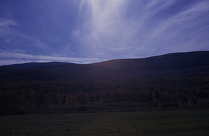 October Taconic Range Panorama #4 from Northwest Hill Road south-southwest from Mason's Farm.