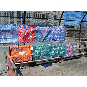 Various Signs on Boylston Street