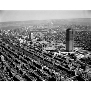 Back Bay, Prudential Center, Copley Square, John Hancock Building, Boston, MA