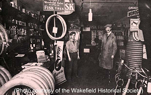 Hitchcock Bicycle Shop, circa 1919