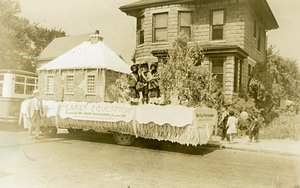 A Post Card Picture of The Early Education Float.