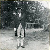 Unidentified man in colonial costume