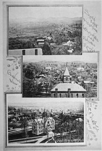 Three views from Amherst College tower