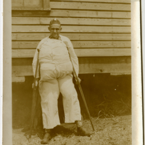 Camp MacArthur - Waco, Texas - World War I - A man in costume