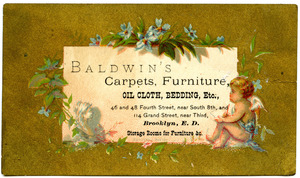 Baldwin's carpets, furniture, oil cloth, bedding, etc.,