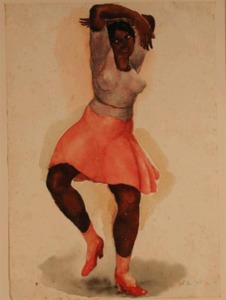 "Untitled (Single dancer)" William L'Engle (1884-1957)