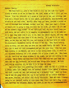 Letters to Mr.& Mrs. Bultman, Jr. from Jeanne & Fritz (August 17, 1945)