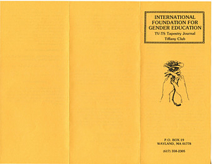 International Foundation for Gender Educational TV-TS Tapestry Journal Tiffany Club