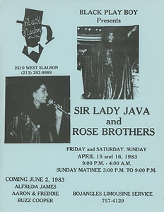 Black Play Boy Presents Sir Lady Java and Rose Brothers