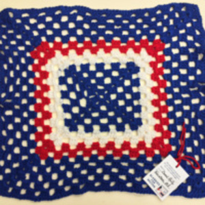 Crocheted blanket from Blankies for Boston