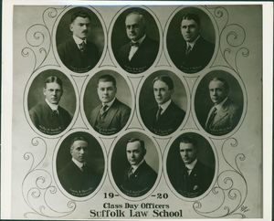 Suffolk University Law School Class Day Officers, 1920