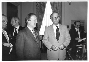 John Joseph Moakley and the Irish Prime Minister Charles Haughey, 1980s-1990s