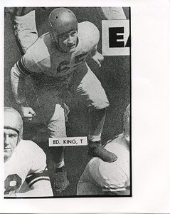 King, Edward J. in BC football uniform