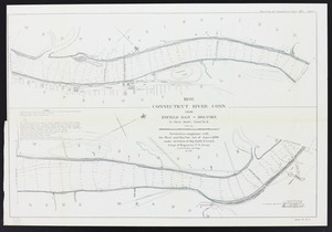 Resurvey of the Connecticut River, 1897. Plate V: from Enfield Dam to Holyoke. Sheet 2