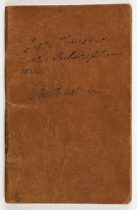 Amherst College financial subscription notebook, 1832 March 10