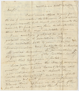 Benjamin Silliman letter to Edward Hitchcock, 1817 October 27