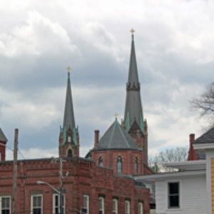 St Mary's R.C. church steeples