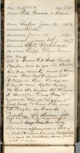 Tewksbury Almshouse Intake Record: Carnes, Peter