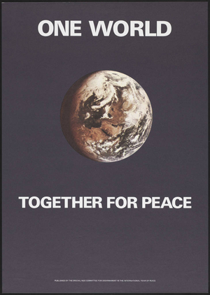 One world together for peace