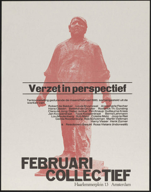 Verzet in perspectief : Tentoonstelling gedurende de maand Februari 1980