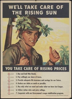 We'll take care of the rising sun : You take care of rising prices