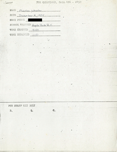 Citywide Coordinating Council daily monitoring report for Hyde Park High School by Marilee Wheeler, 1975 December 8
