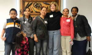 Visal Kim, Soe Meh, Patricia Scannell, Krishna Adhikar, and Pacho Vive at the Lowell Mass. Memories Road Show