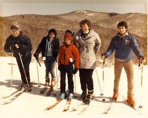 Mayo family on top of Mt. Cranmore