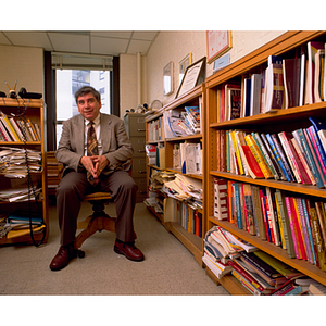 Paul LaPlante in his office