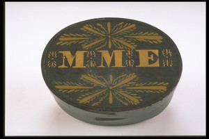 Spice Box with Decorated Lid