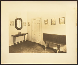 Interior view of Eleanora R. Sears's Garage house, unidentified room, 5 Byron St., Boston, Mass., ca. 1941